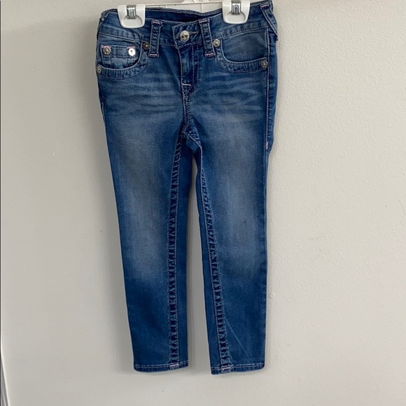 True Religion Skinny toddler girl jeans 5T - Picture 1 of 5